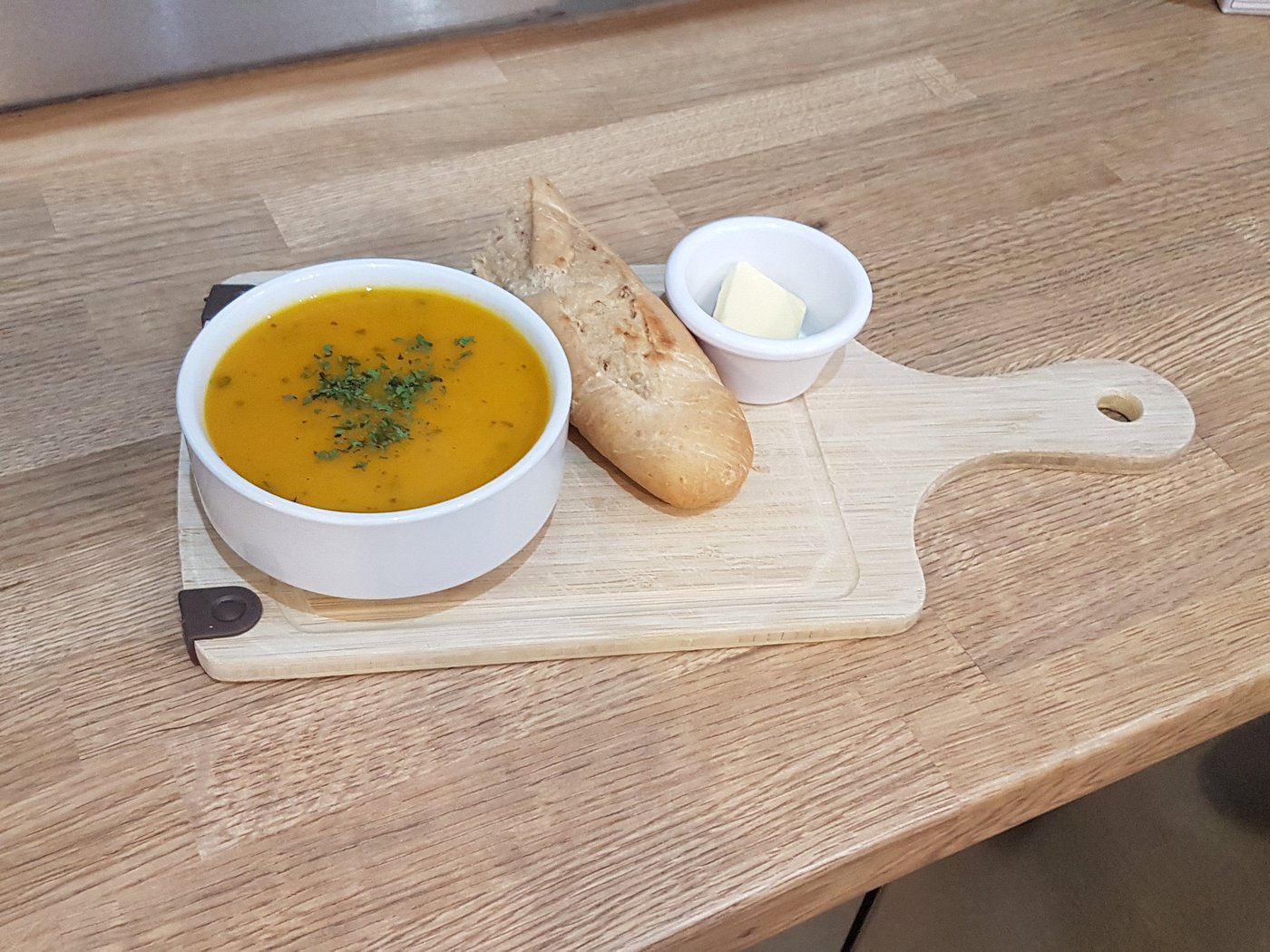 Carrot and coriander soup